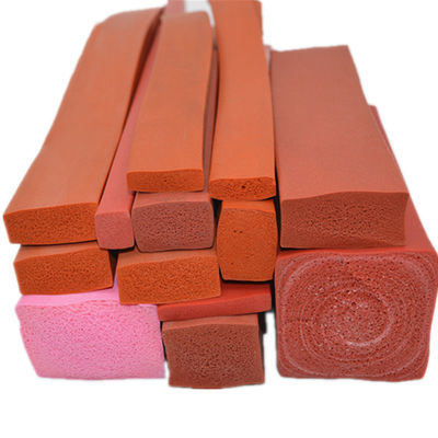 Customer Rectangular 50m 2mm Thickness Silicone Foam Strips