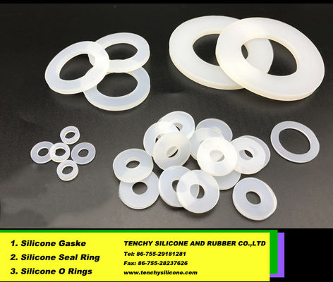 Transparent O Ring Silicone Rubber O Ring Water Bottle Food Grade Rubber Seal